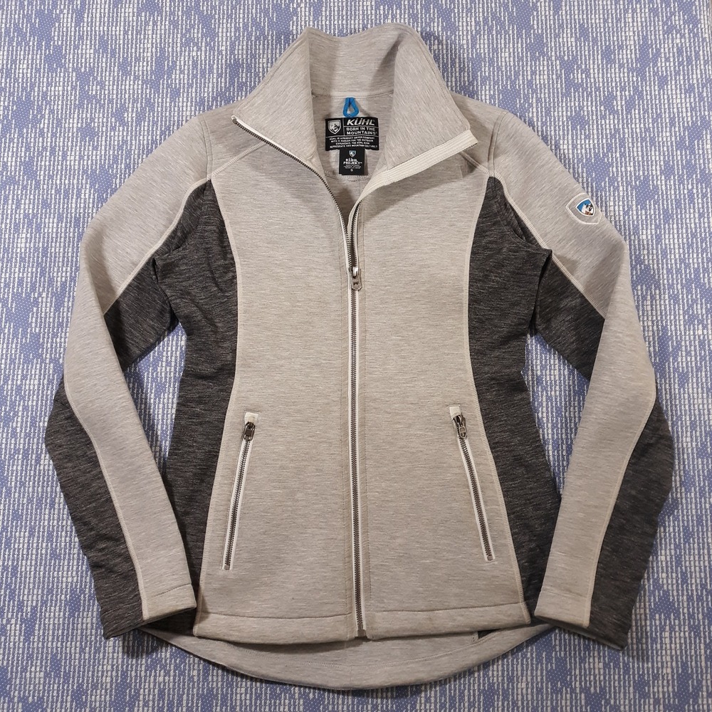 Kuhl Projekt Outdoor Hiking Jacket Womens Small Gray Full Zip